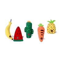 High quality pet toys plush fruit chewing toys for sale