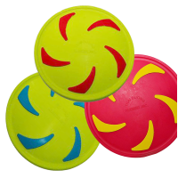 Eco-friendly rubber dog toys disc Interactive dog toy supplier Flying disc for dog training Fetching and flying disc